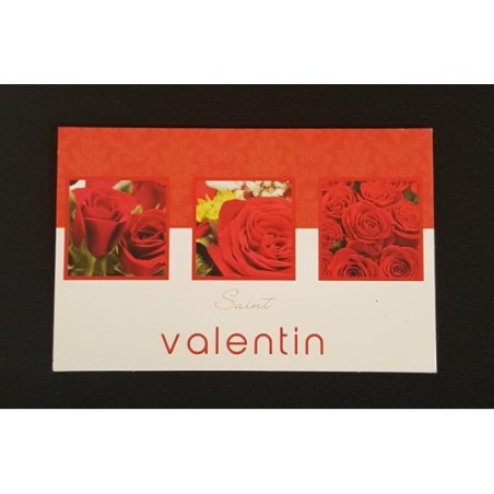 CARTE ST VALENTIN 10CM X 7CM