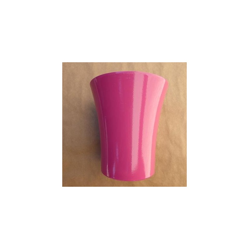 VASE CERAMIQUE ROSE EVASE DIAM 14 HAUT 16 CM VASE CERAMIQUE ROSE EVASE DIAM 14 HAUT 16 CM