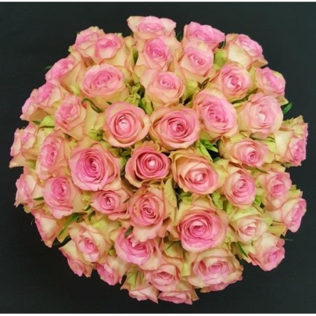 ELSA BOUQUET DE 50 ROSES ROSES GB 50 CM ELSA BOUQUET DE 50 ROSES ROSES GB 50 CM